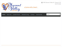 Tablet Screenshot of pleasantvalleycarehome.com